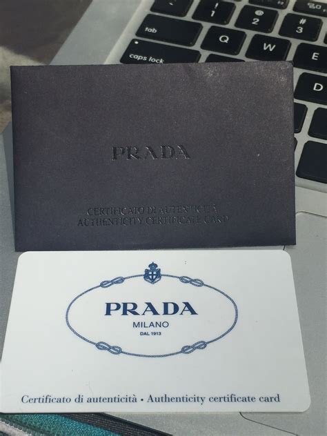 fake prada wallets|Prada authenticity card.